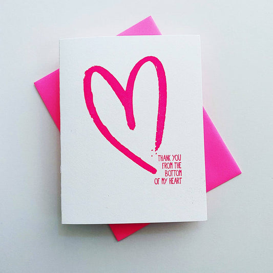 Thank You from the Bottom of My Heart Card