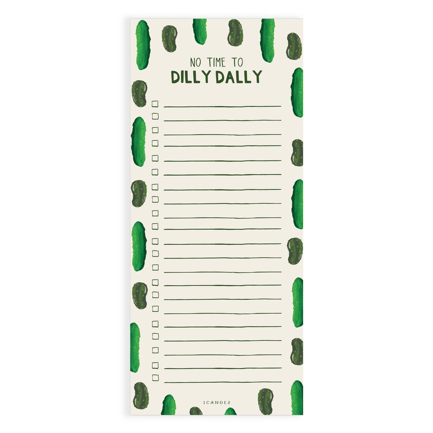 Dilly Dally Pickle Notepad