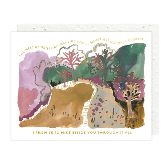 I Promise to Hike Beside You Card