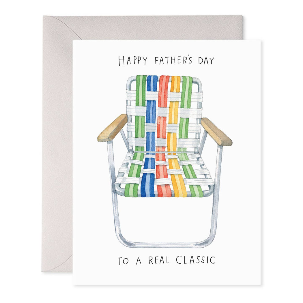 Lawn Chair Classic Fathers Day Card