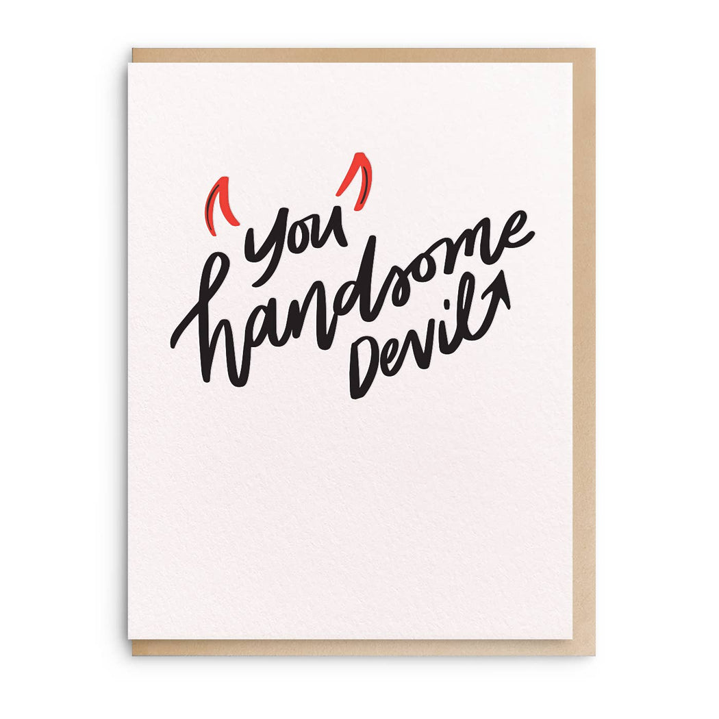 You Handsome Devil Card