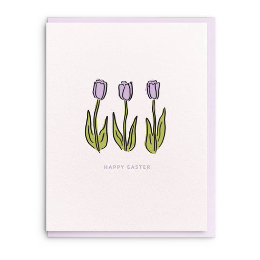 Tulip Easter Card