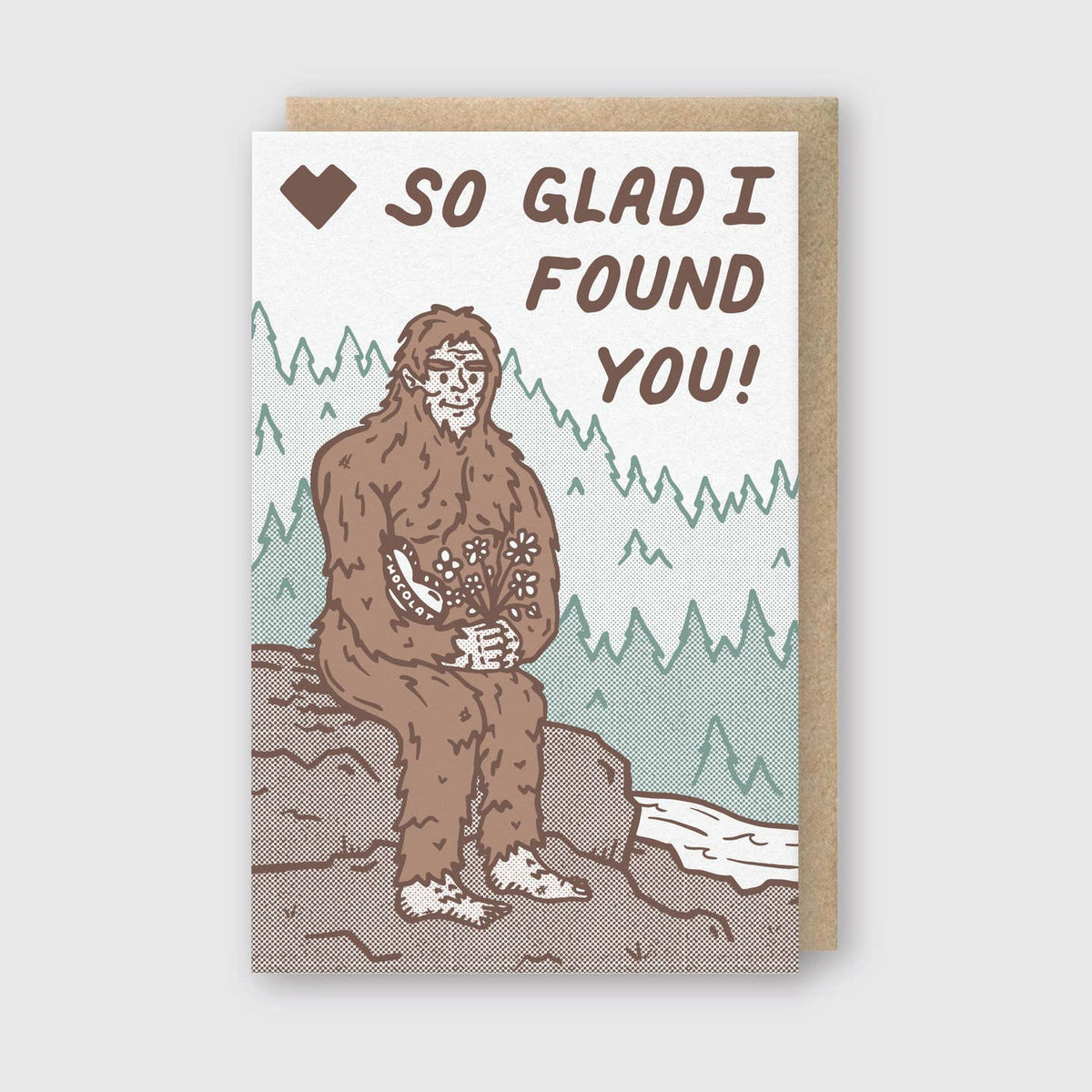 So Glad I Found You Sasquatch Card