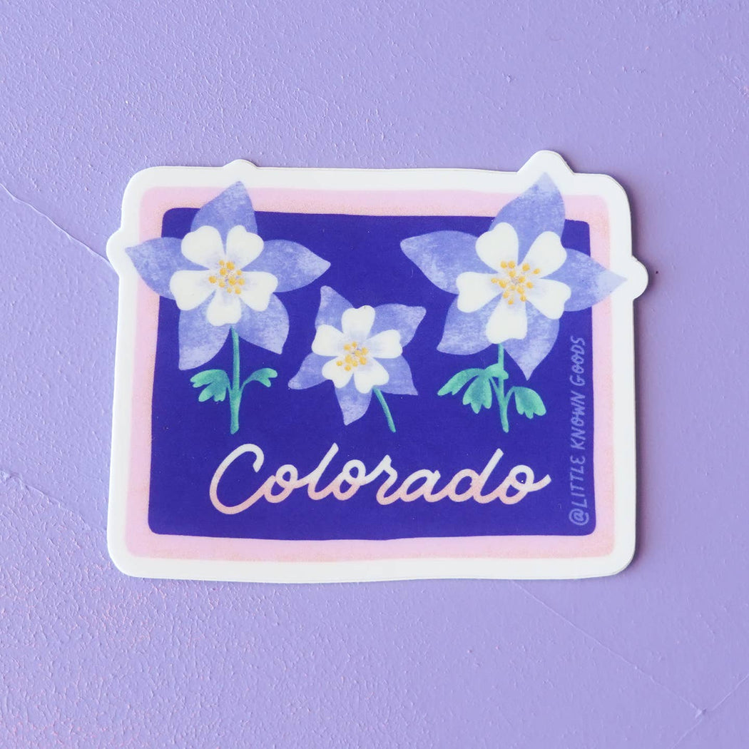 Colorado Columbine Vinyl Sticker