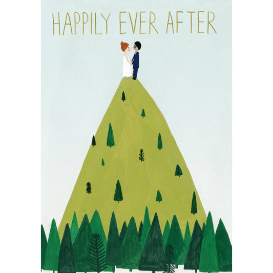 Hilltop Wedding Happily Ever After Card