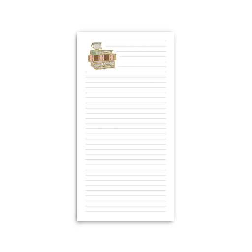 Books & Teacup Notepad