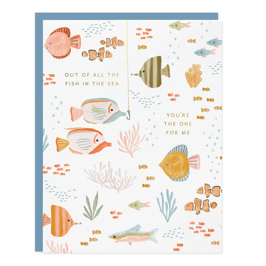 Fish in Sea One For Me Card