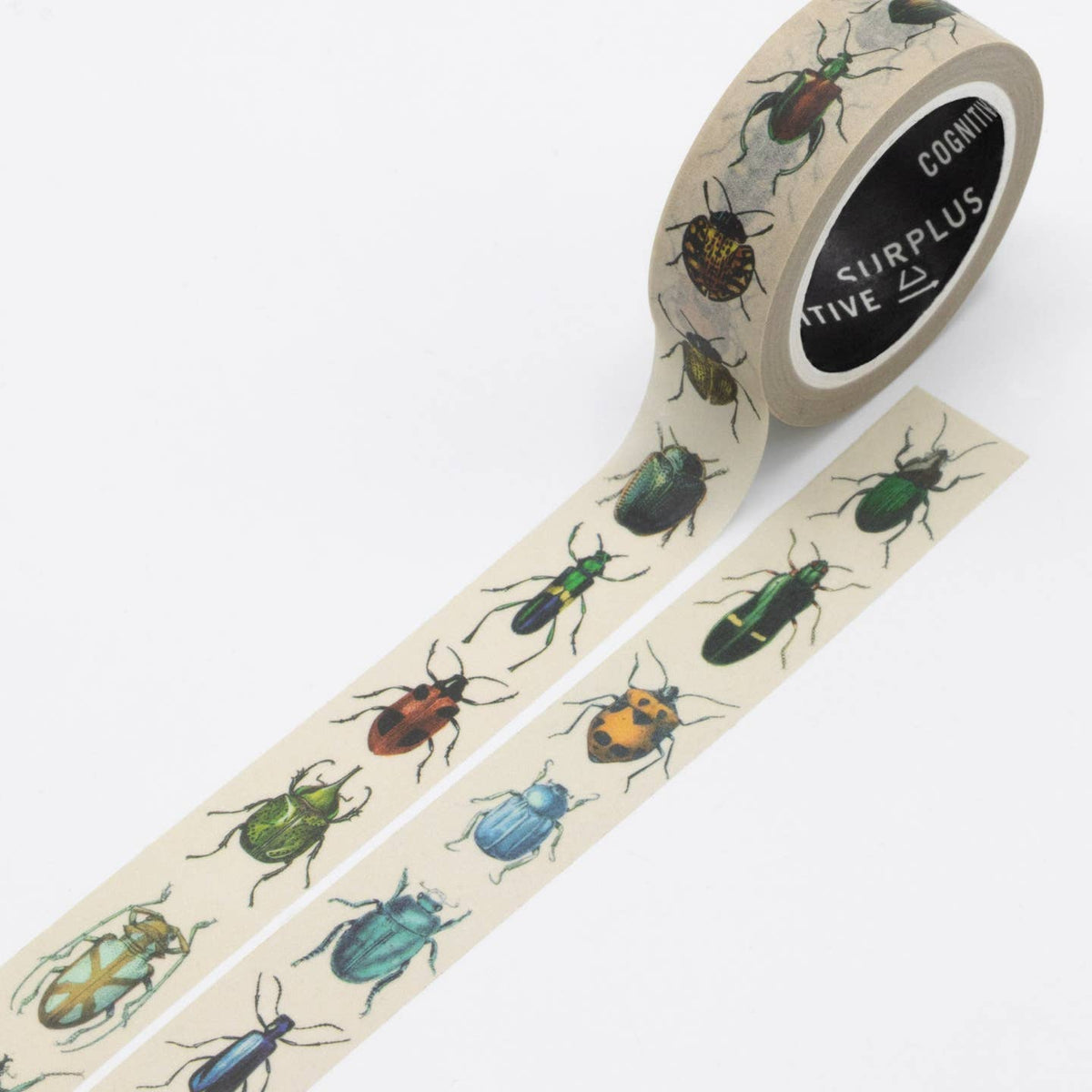 Entomology Beetles Washi Tape