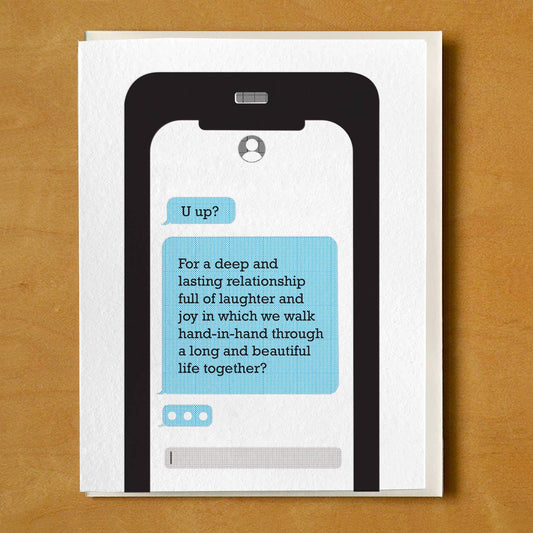 U Up Deep Lasting Love Card