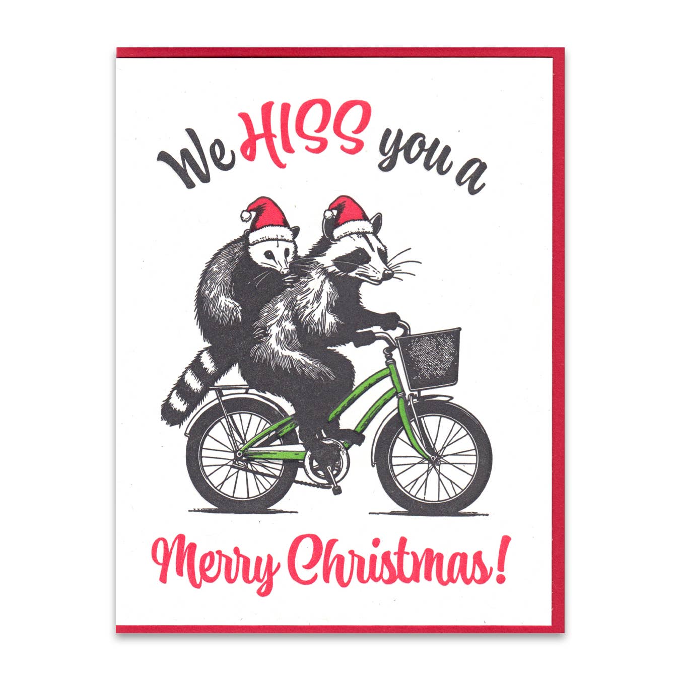 Hiss You Merry Christmas Card