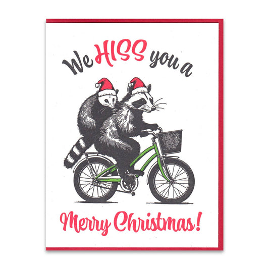 Hiss You Merry Christmas Card