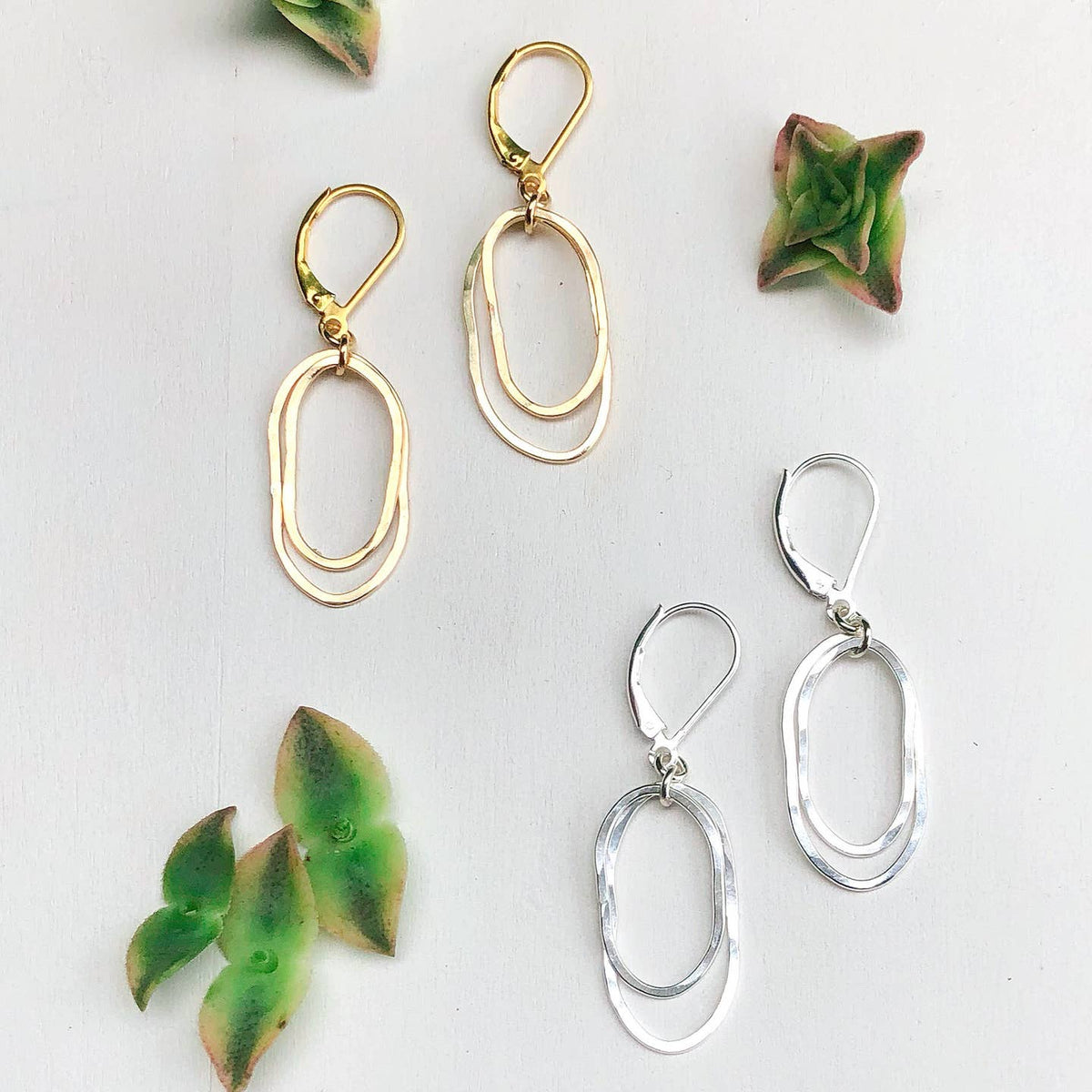 Simple Flame Earrings