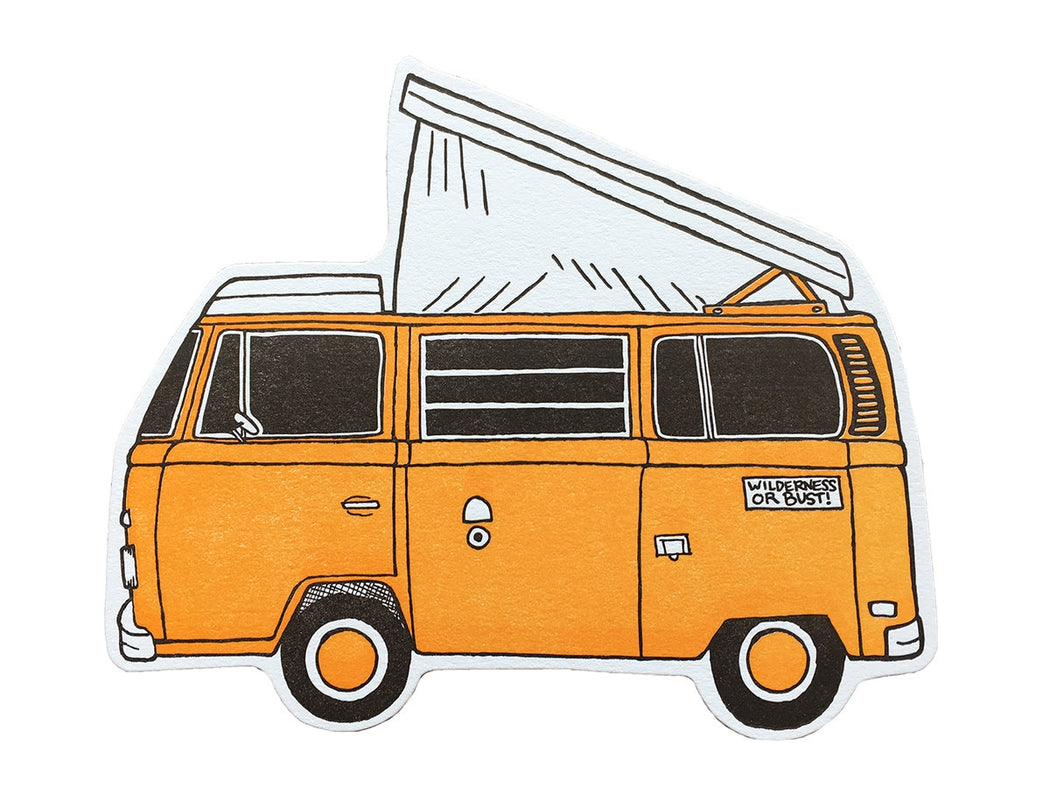 Camper Van Postcard