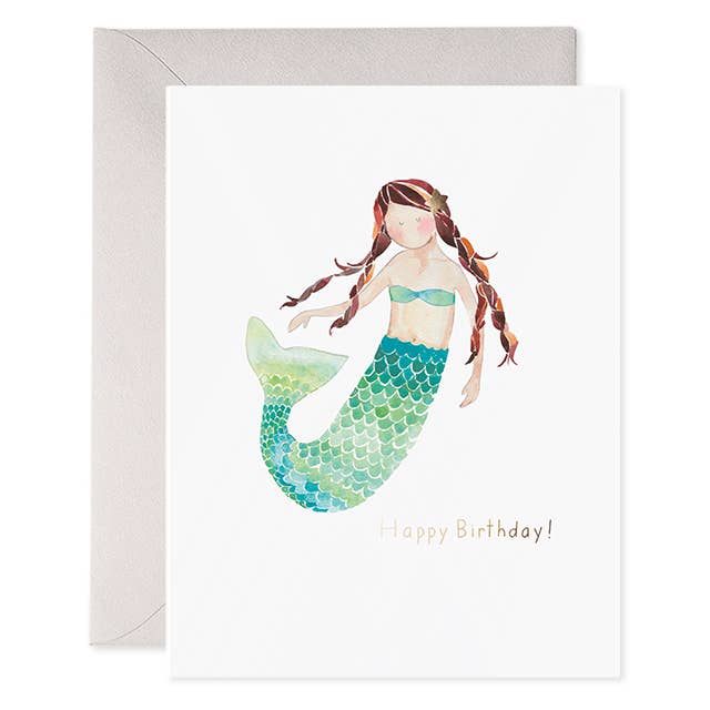 Mermaid Birthday Card