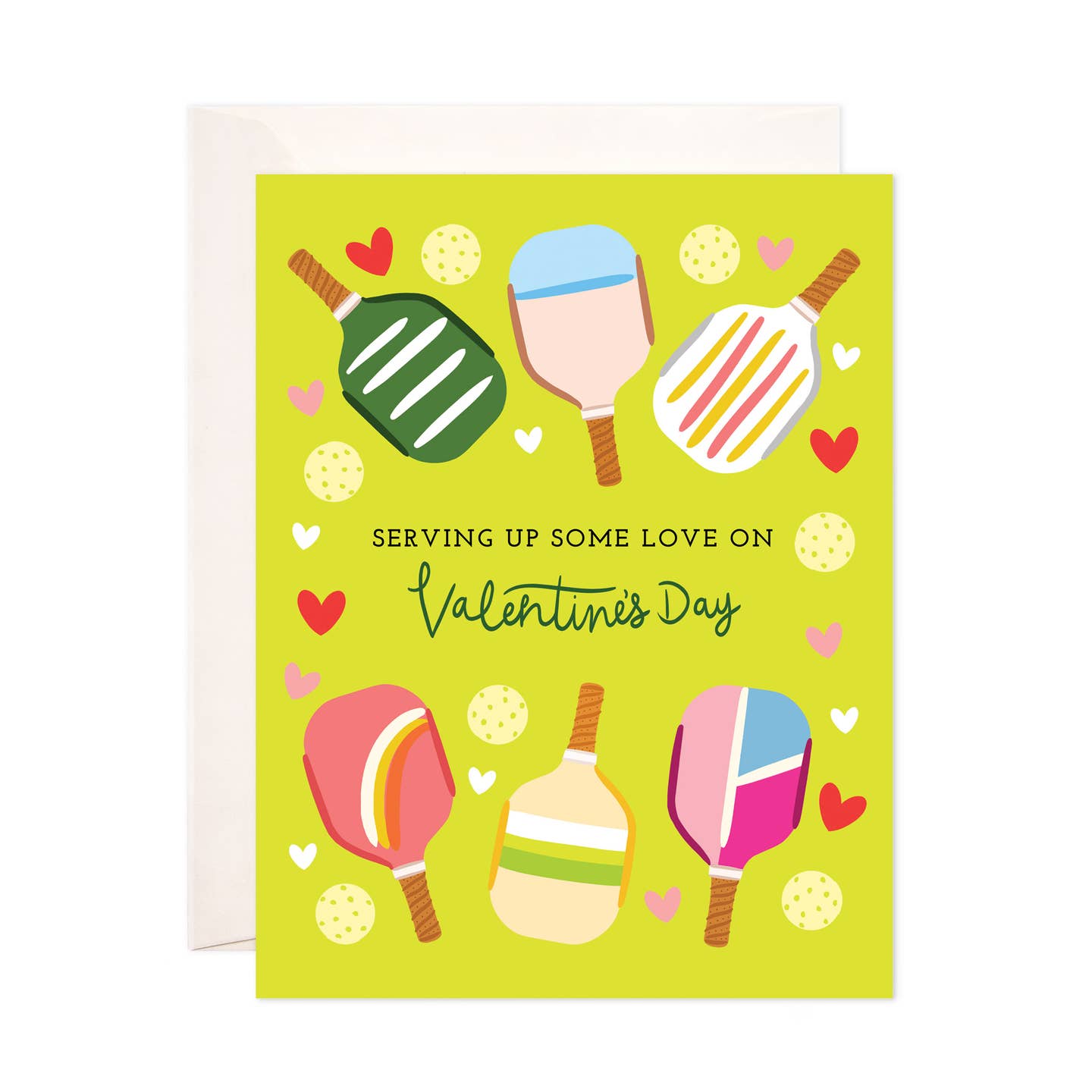 Pickleball Valentine Card