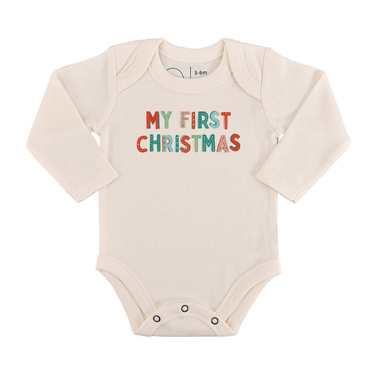 My First Christmas Organic Baby Onesie
