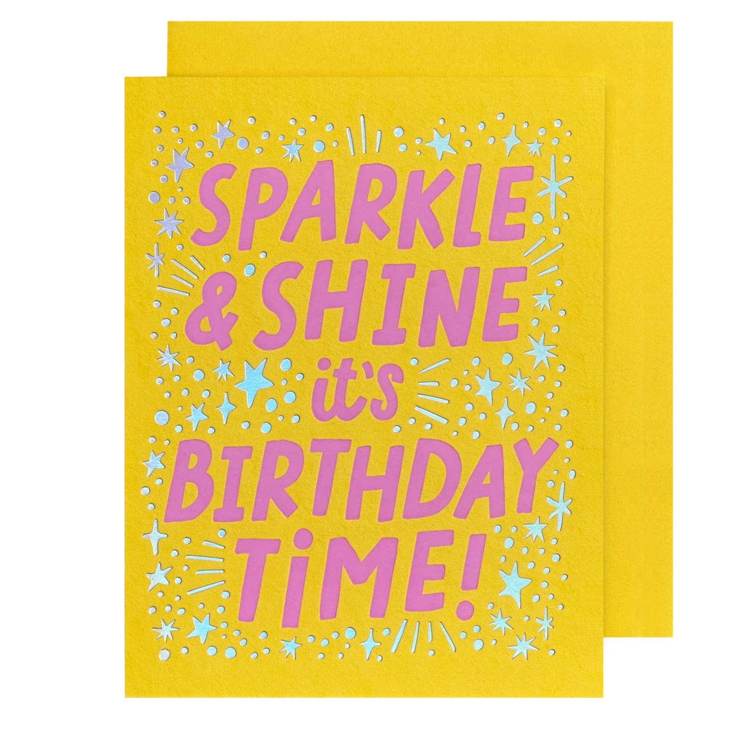 Sparkle & Shine Its Birthday Time Card