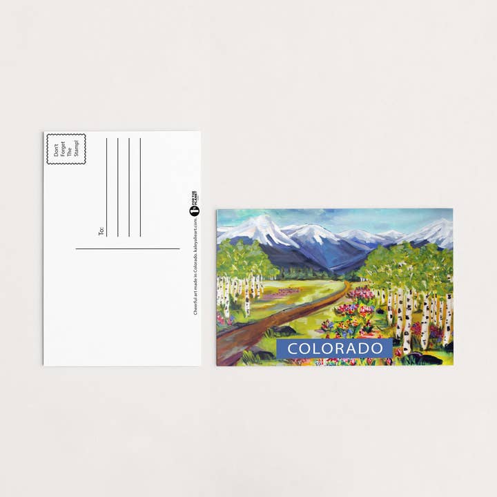 Rocky Mountains Colorado Postcard