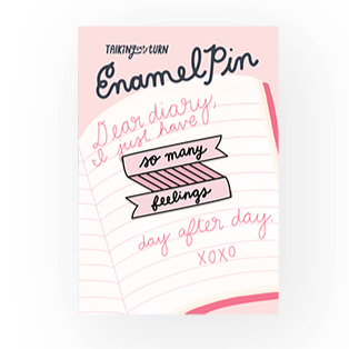 So Many Feelings Enamel Pin
