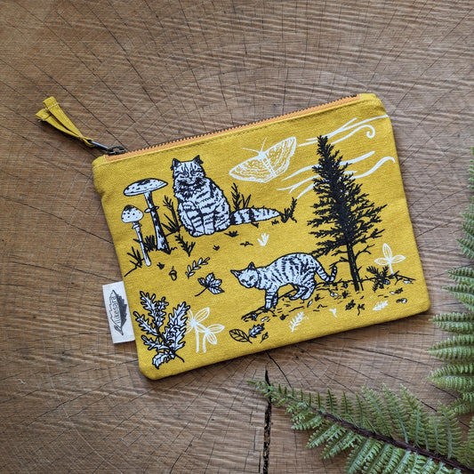 Outside Cats Zippered Pouch