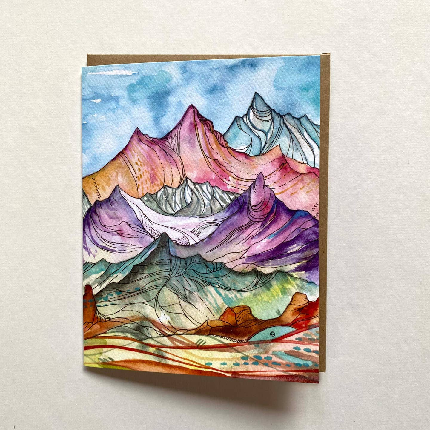 Layers of the Universe Blank Card