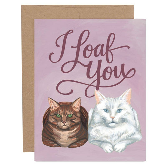 I Loaf You Cats Card