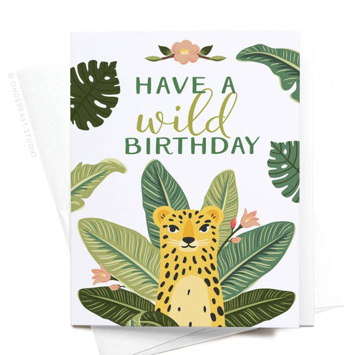 Have a Wild Birthday Cheetah Card