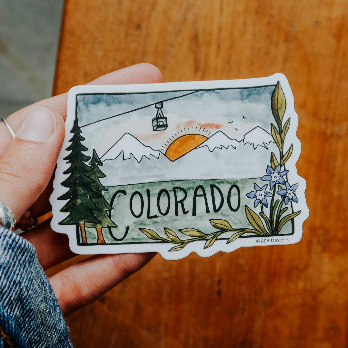 Colorado State Scene Sticker