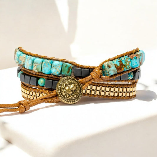 Turquoise Calming Energy Apple Watch Strap