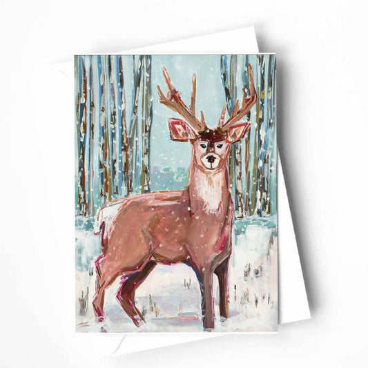 White Tailed Deer Blank Card