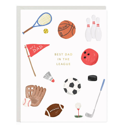 Best Dad in the League Card