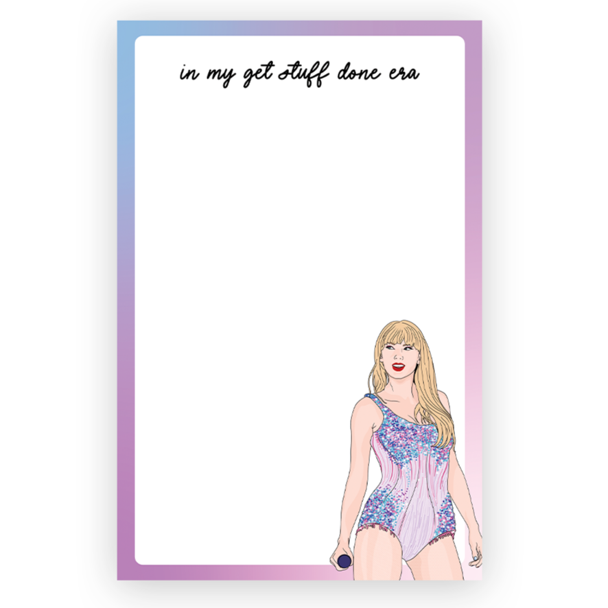 Get Stuff Done Era Taylor Swift Notepad