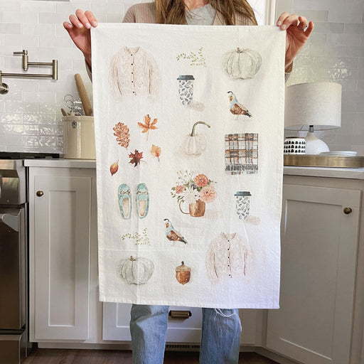 Autumn Seasonal Tea Towel