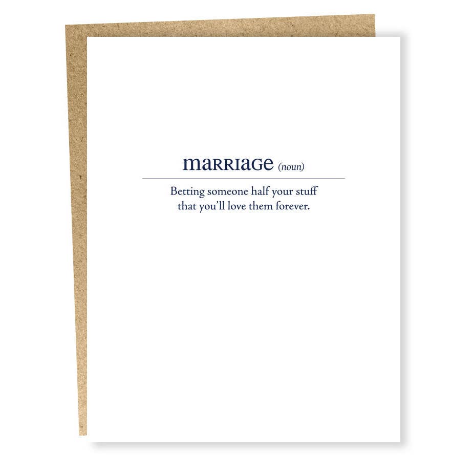 SP #154: Marriage Definition Card