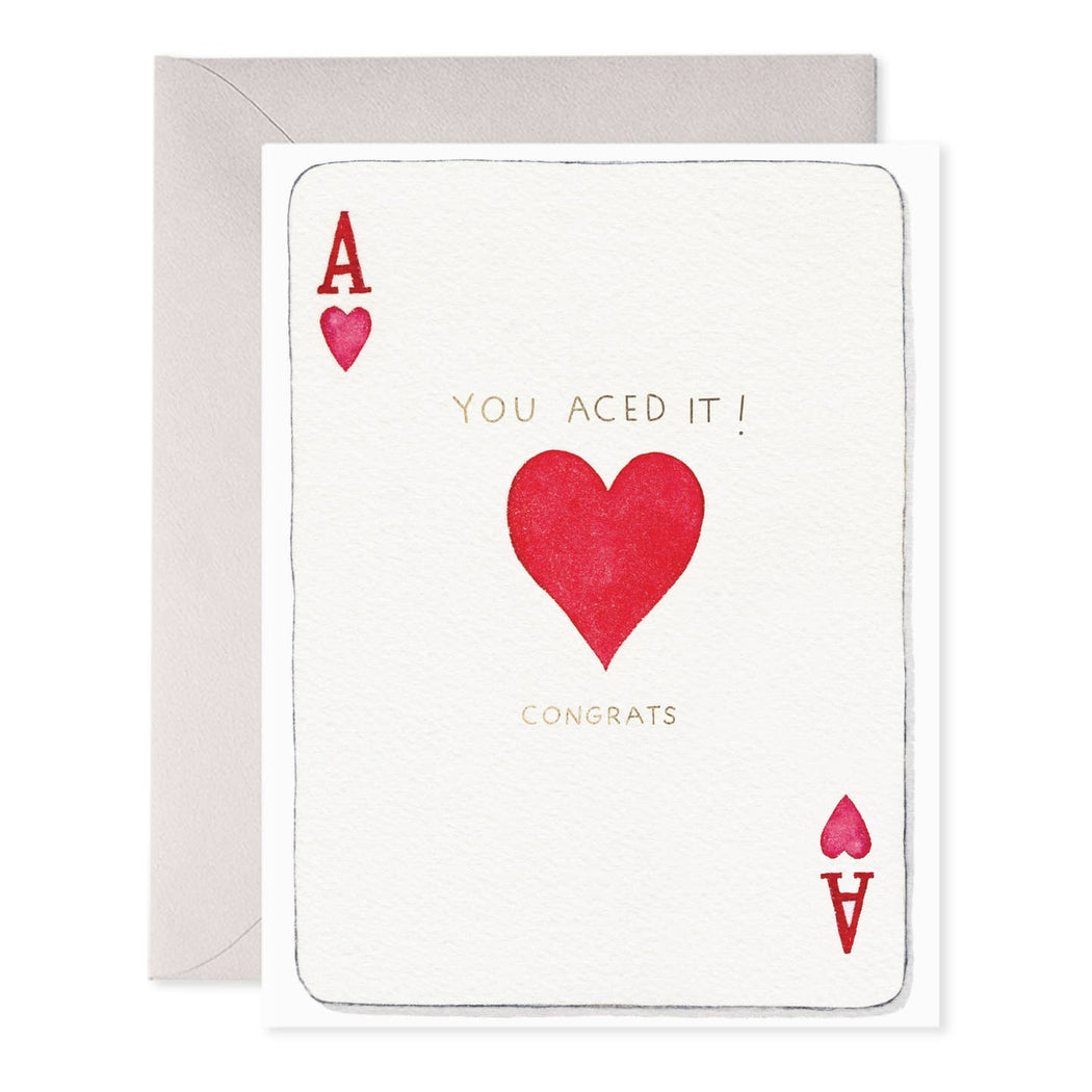 Aced It Congrats Card