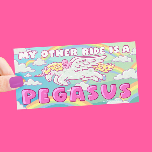 Other Ride is Pegasus Bumper Sticker