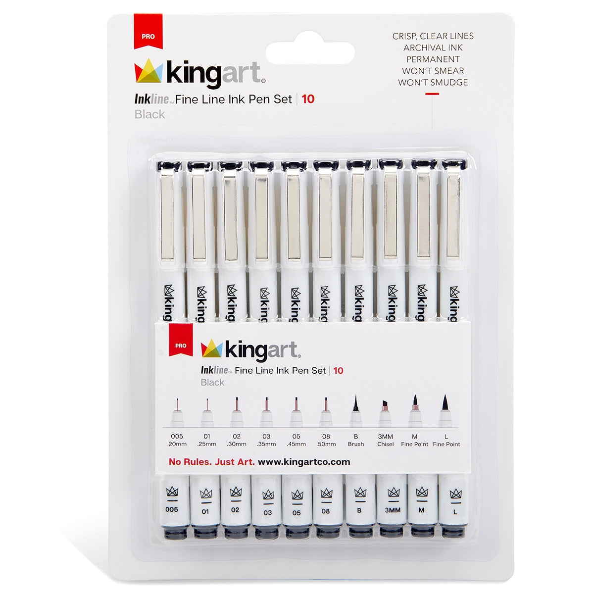 Inkline Fine Line Black Ink Pens