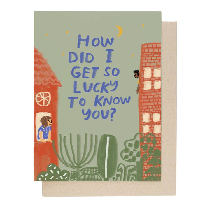 Lucky to Know You Card