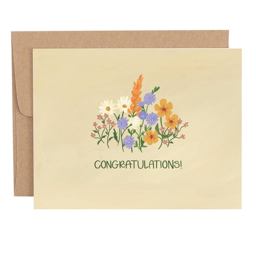 Wildflower Congratulations Card