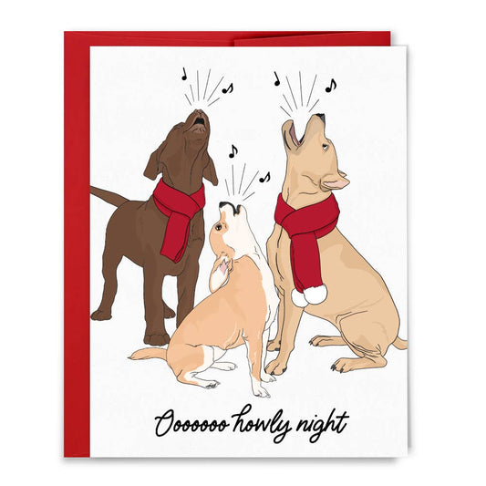 Ooooo Howly Night Dogs Card