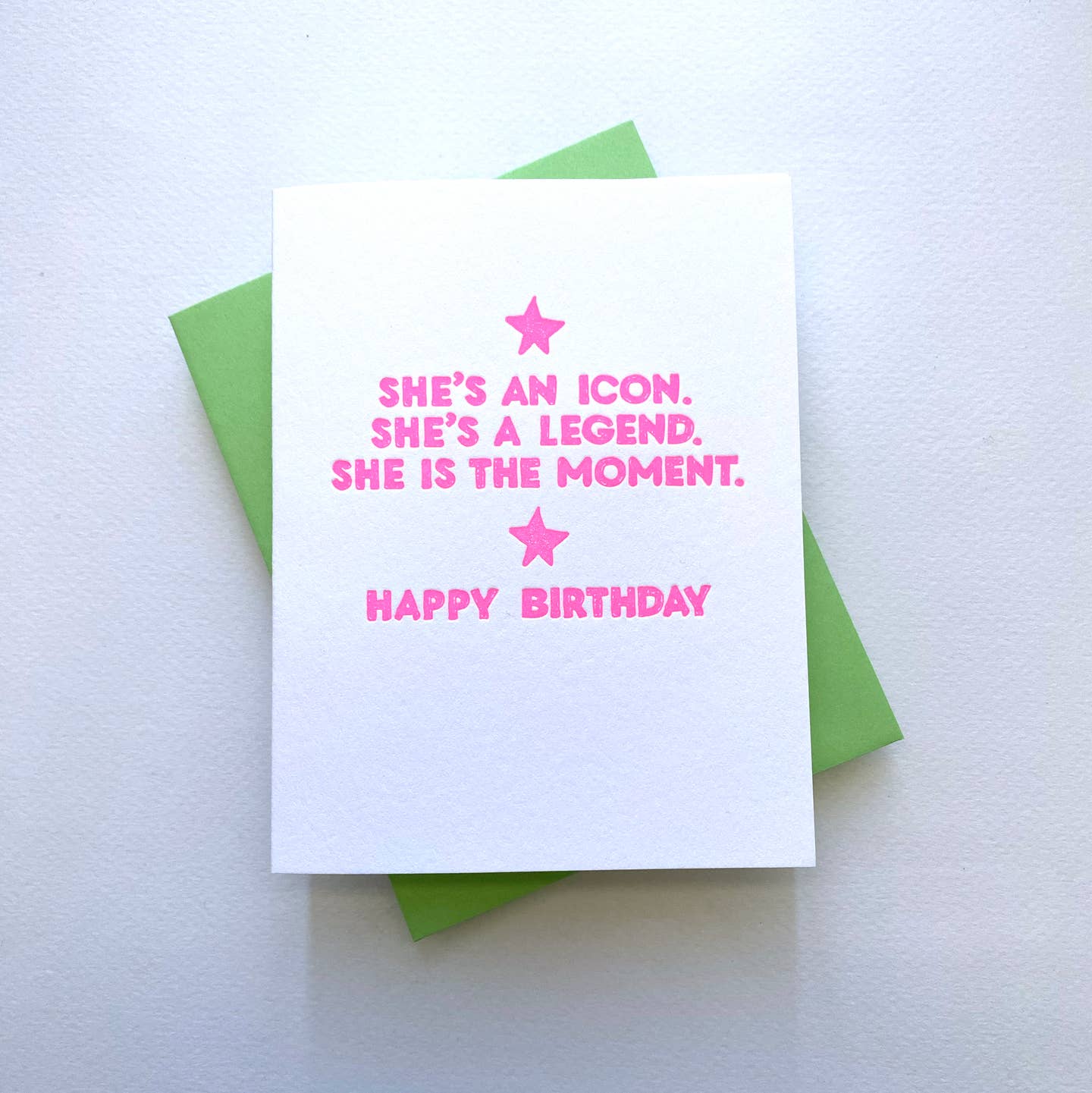 Shes an Icon Birthday Card