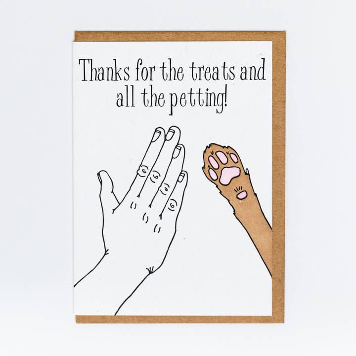 Thanks for Treats & Petting Card