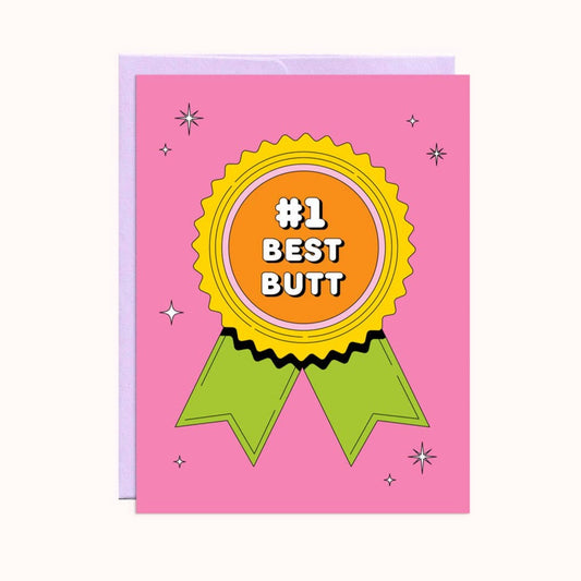 #1 Best Butt Award Card