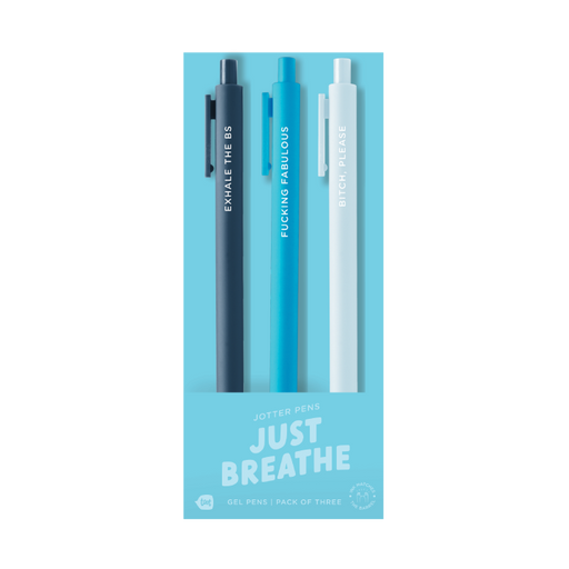Just Breathe Jotter Click Pen - 3 pack