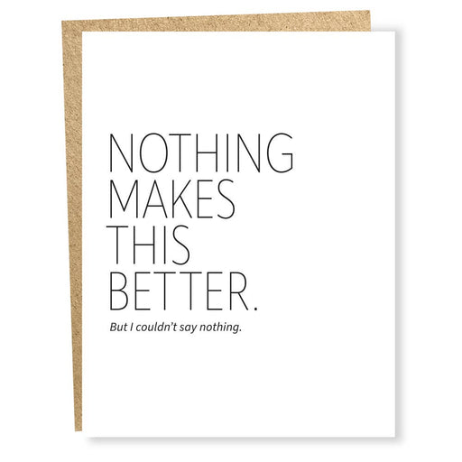 SP #1625: Nothing Makes This Better Card