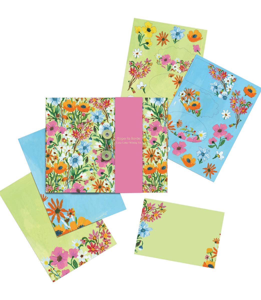 Flower Field Writing Set