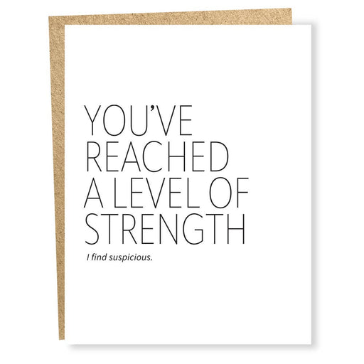 SP #1628: Suspicious Level of Strength Card