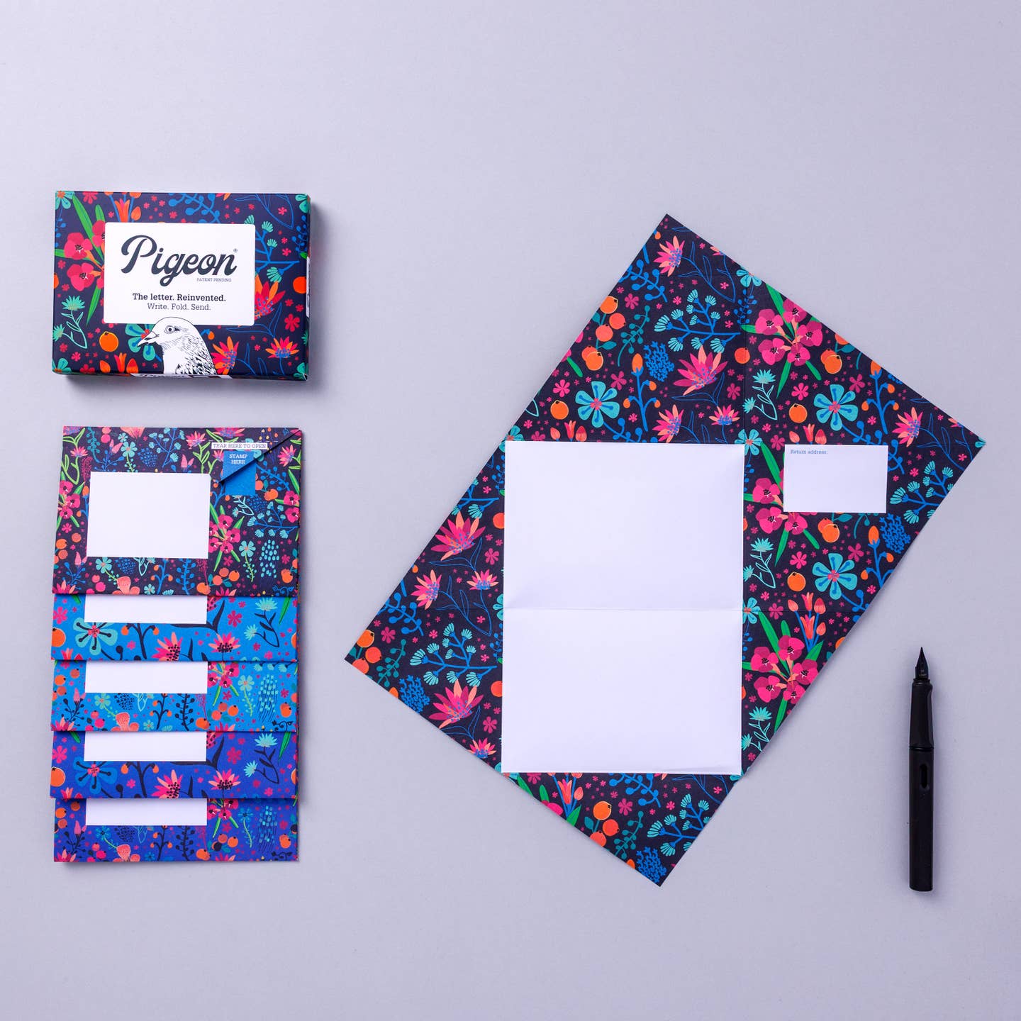 Midnight Garden Folding Letter Set