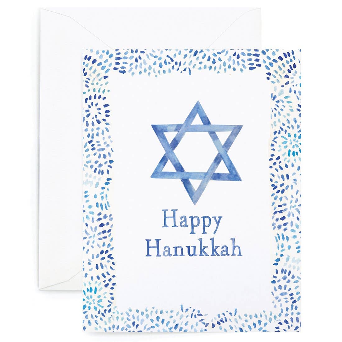 Happy Hanukkah Star Card