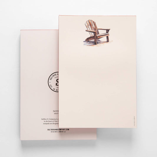 Adirondack Chair Notepad
